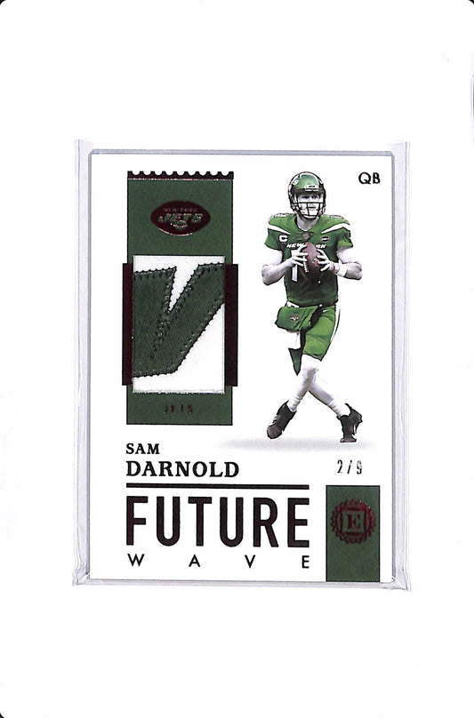 2020 PANINI ENCASED SAM DARNOLD FUTURE WAVE PATCH /9 #FW-12