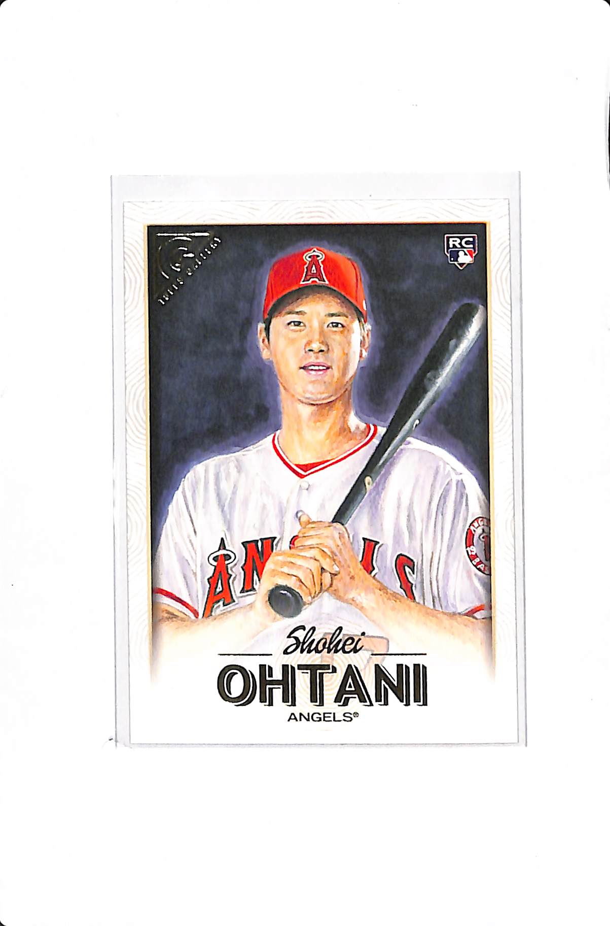 2018 TOPPS GALLERY SHOHEI OHTANI ROOKIE #116 ART BY MAYUMI SETO