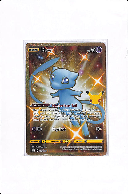 Mew (Secret) Celebrations Secret Rare 025/025