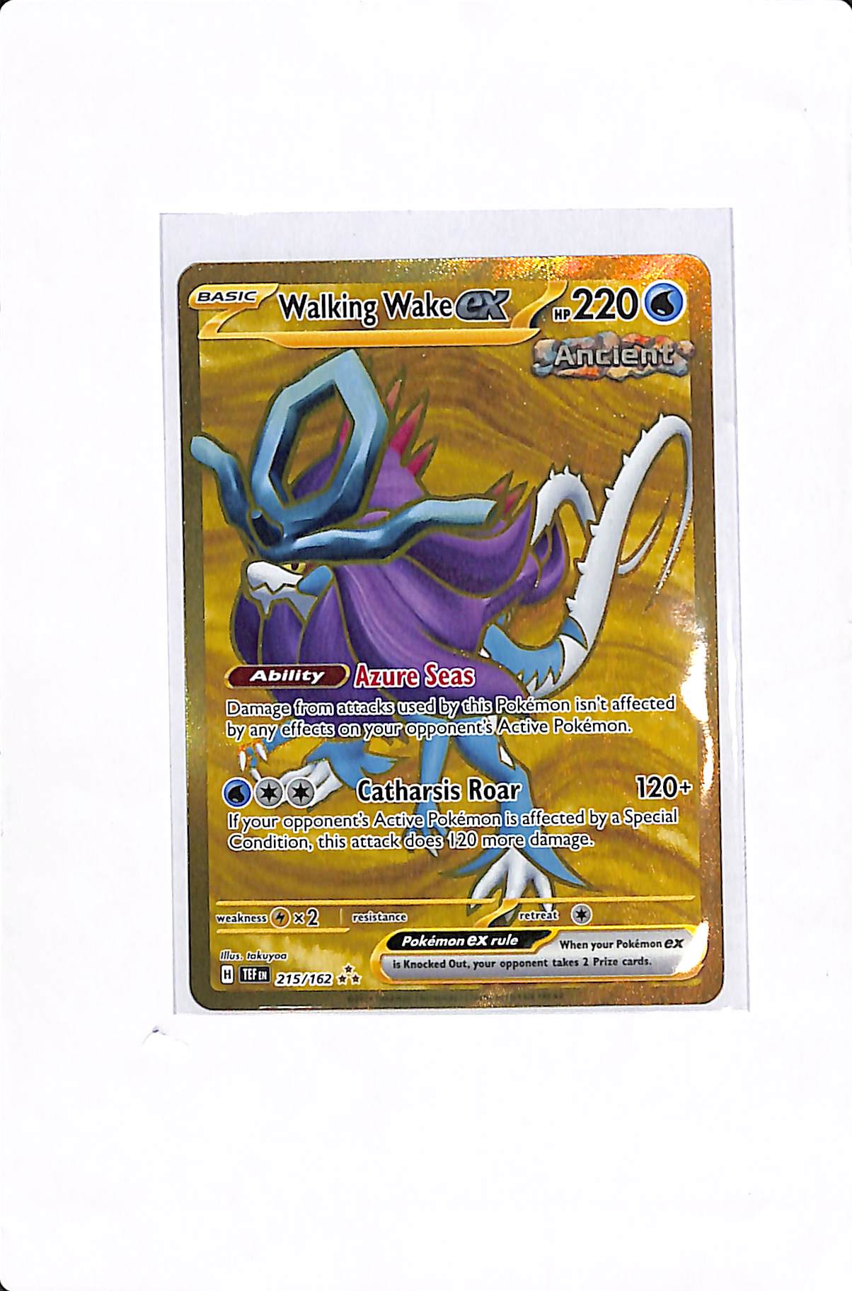 Walking Wake ex Temporal Forces Hyper Rare 215/162