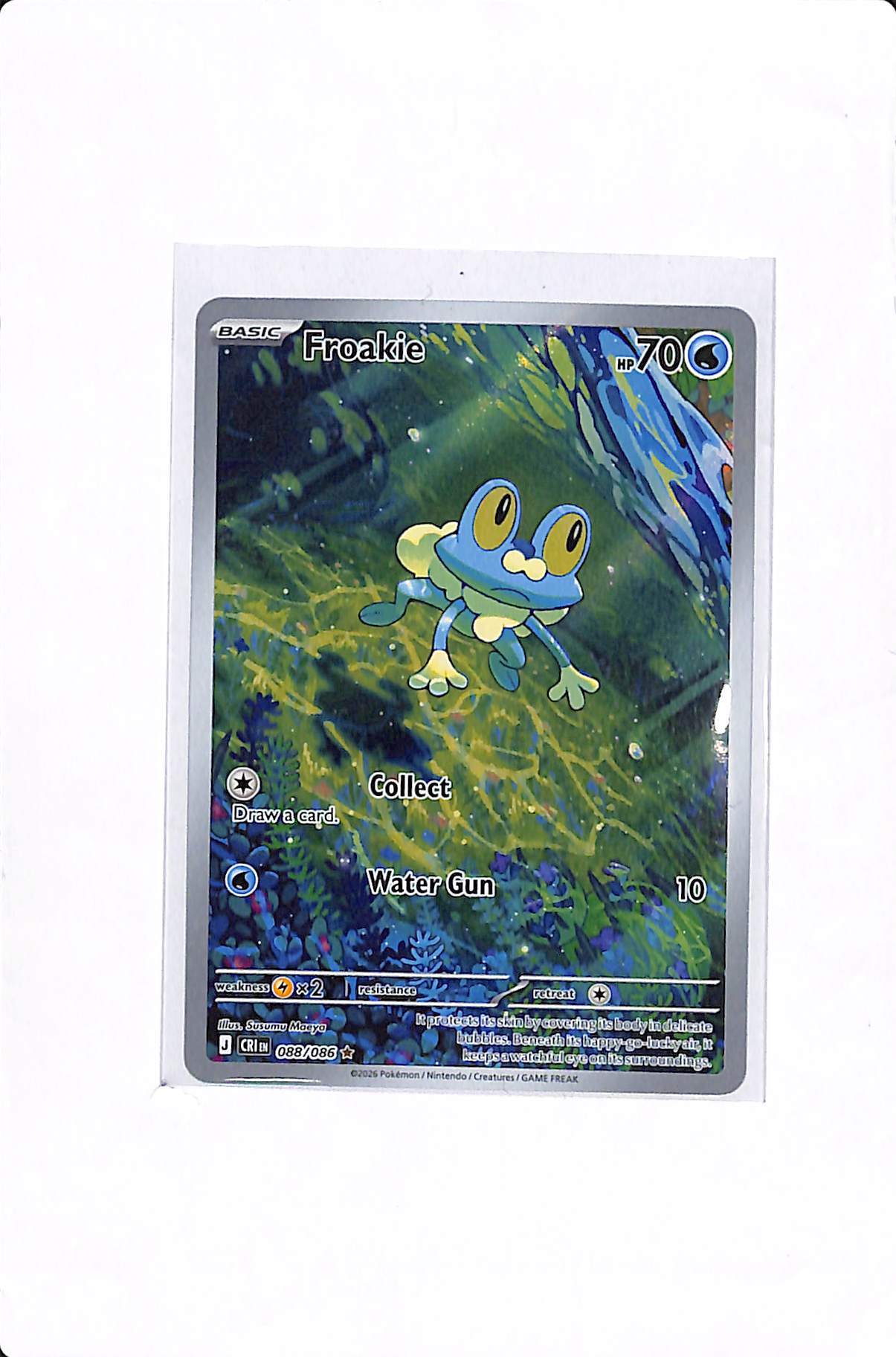 Froakie Chaos Rising Illustration Rare 088/086