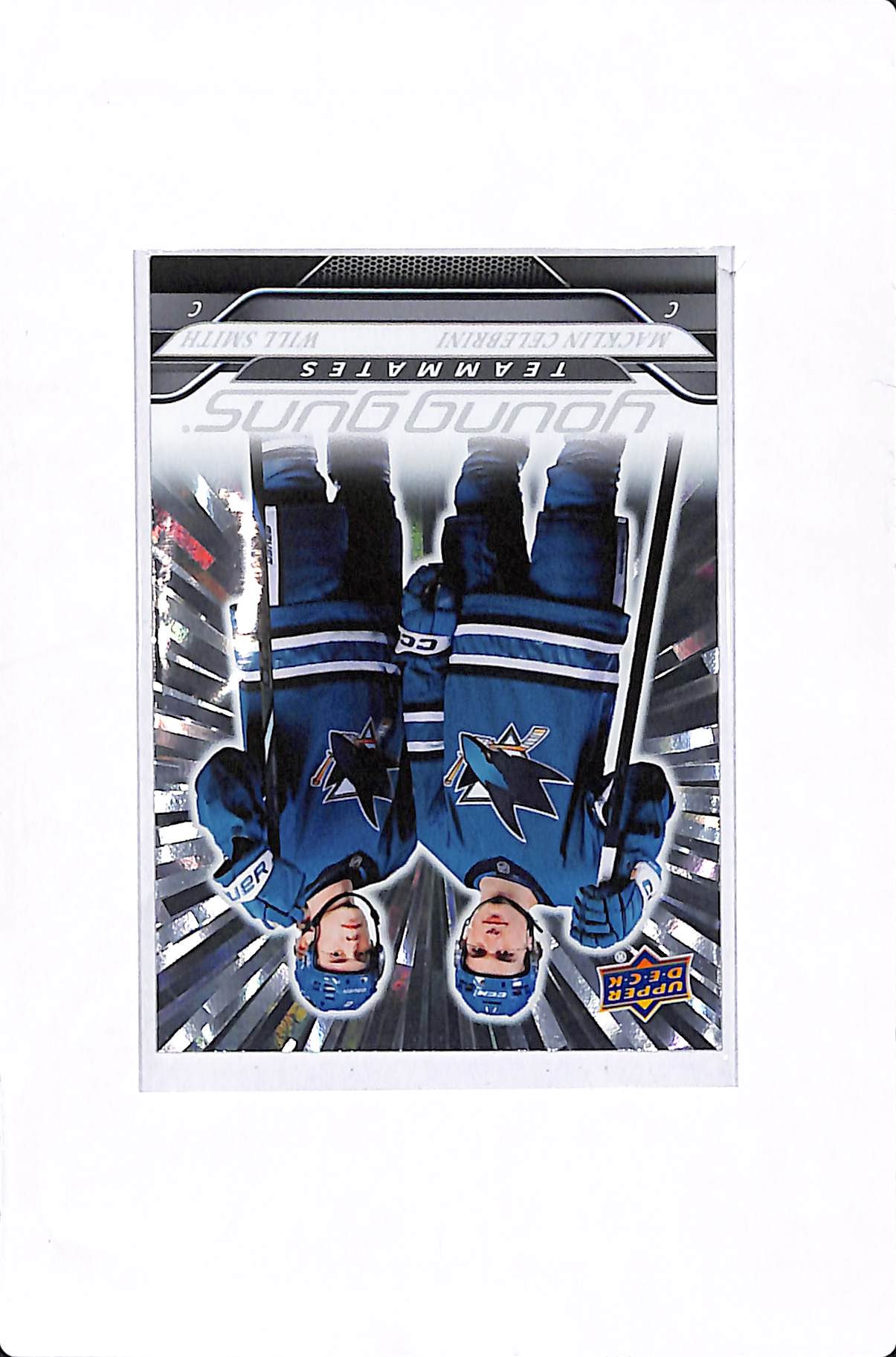 2024-25 UPPER DECK SERIES 2 MACKLIN CELEBRINI WILL SMITH OUTBURST YOUNG GUNS TEAMMATES #499