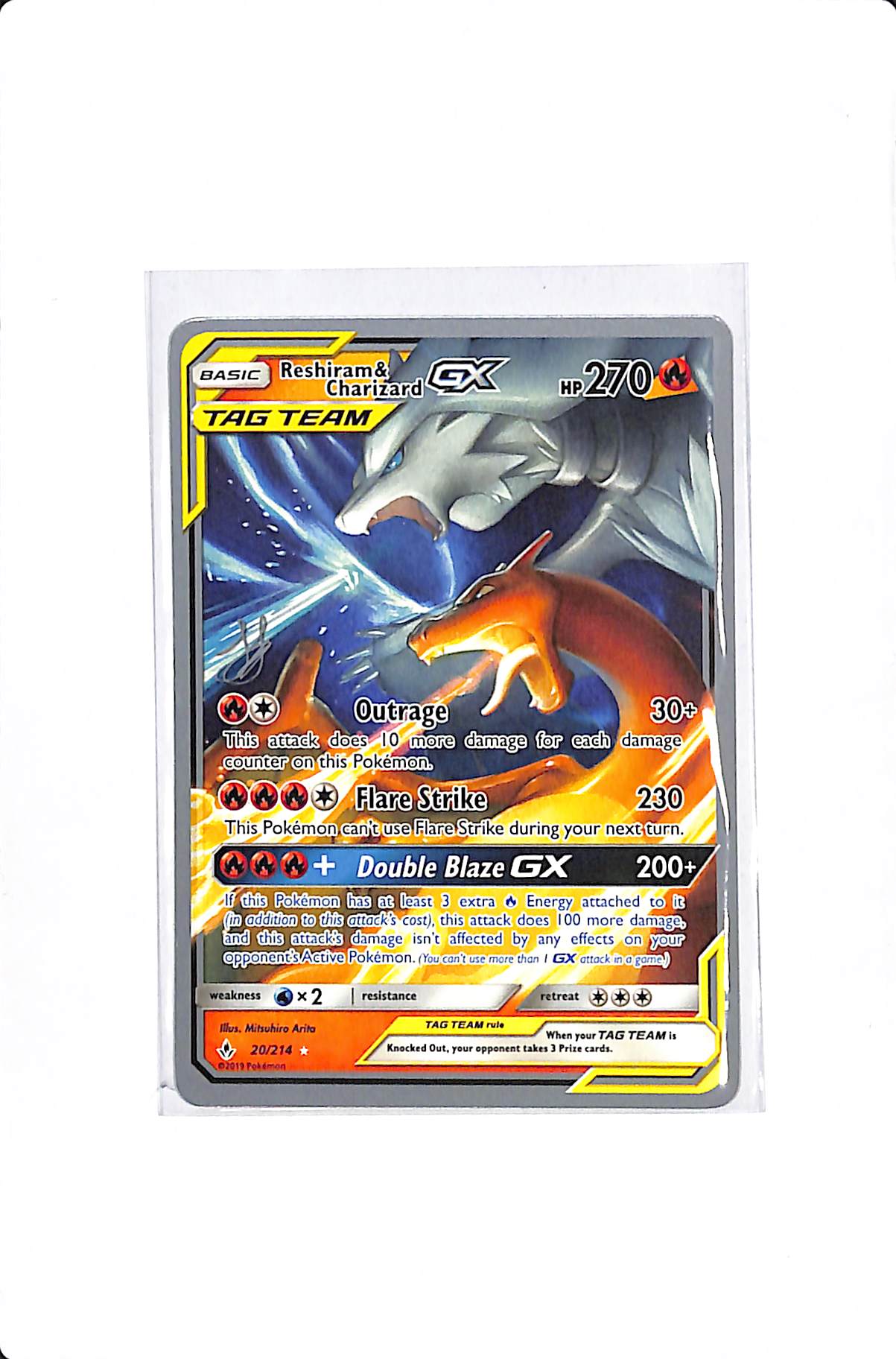 Reshiram & Charizard GX (Kaya Lichtleitner) World Championship Decks Ultra Rare 20/214