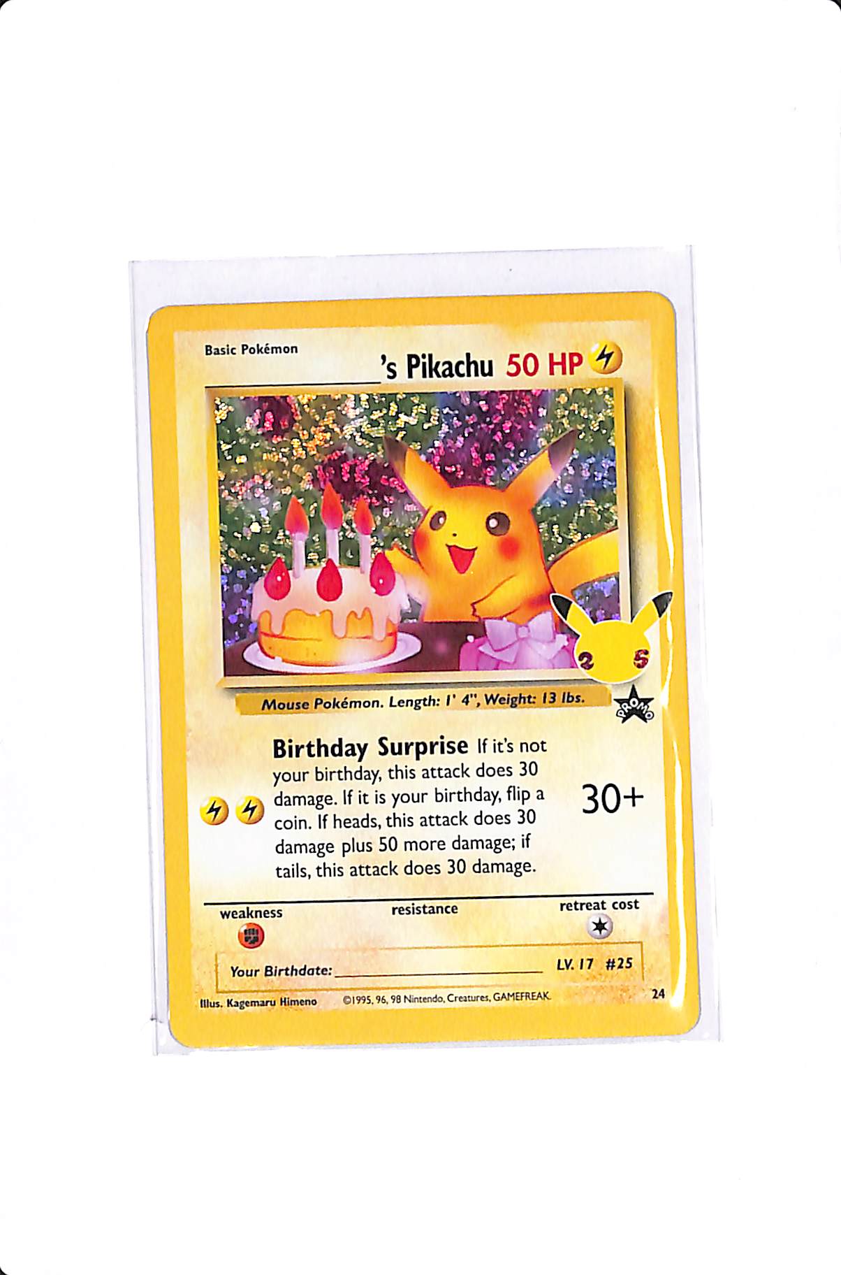______'s Pikachu Celebrations: Classic Collection Classic Collection 24/53 (4)