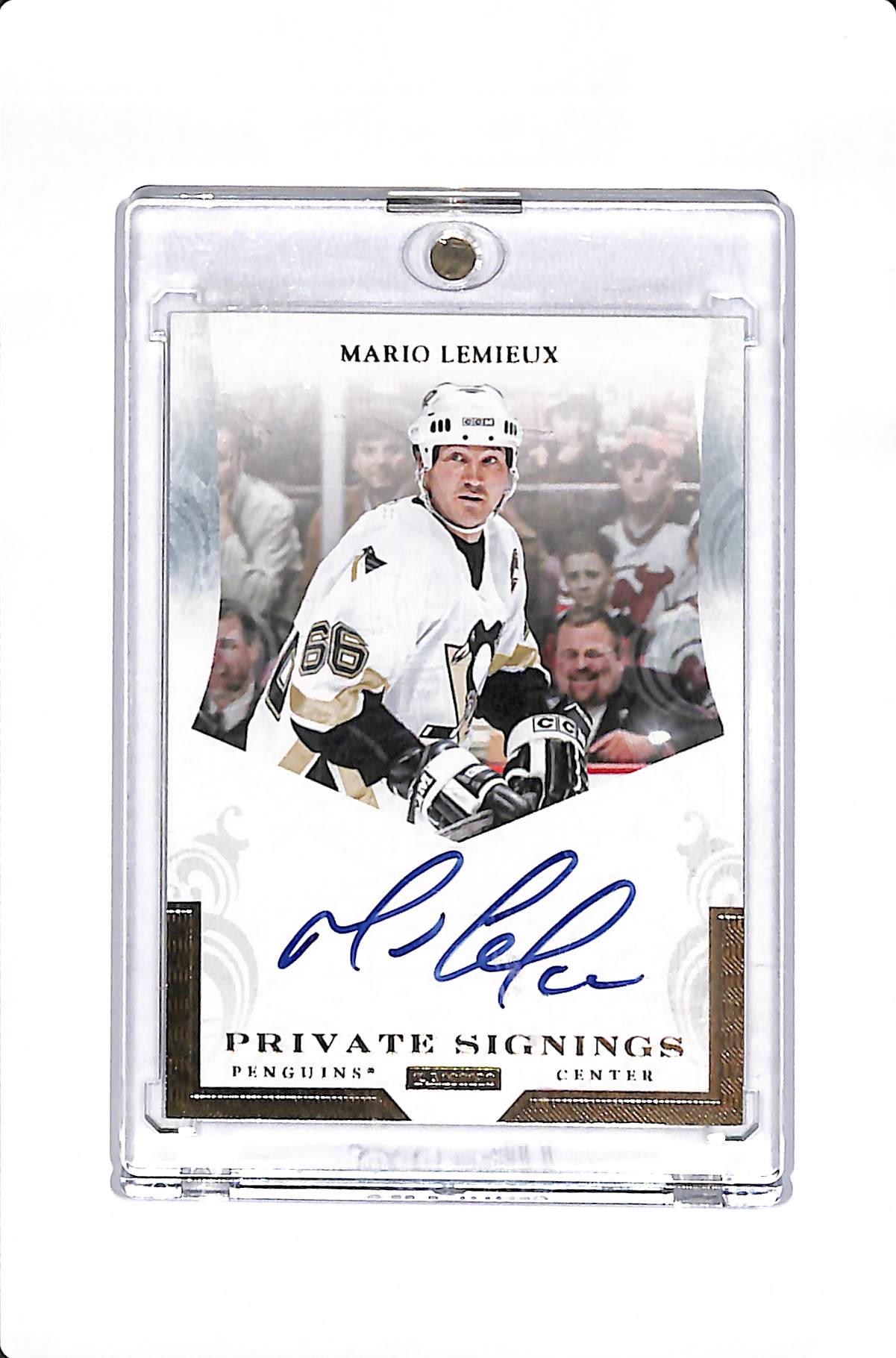 2011 PANINI PRIVATE SIGNINGS MARIO LEMIEUX AUTO #ML2