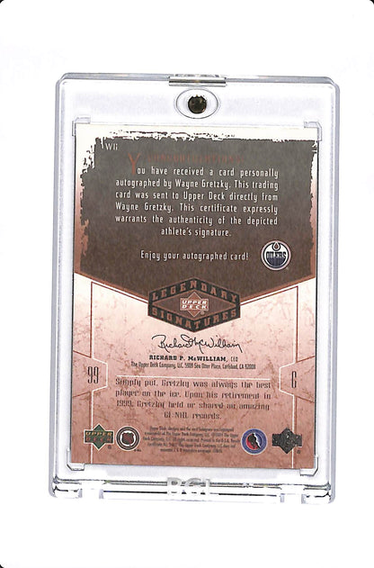2004 UPPER DECK WAYNE GRETZKY LEGENDARY SIGNATURES #WG