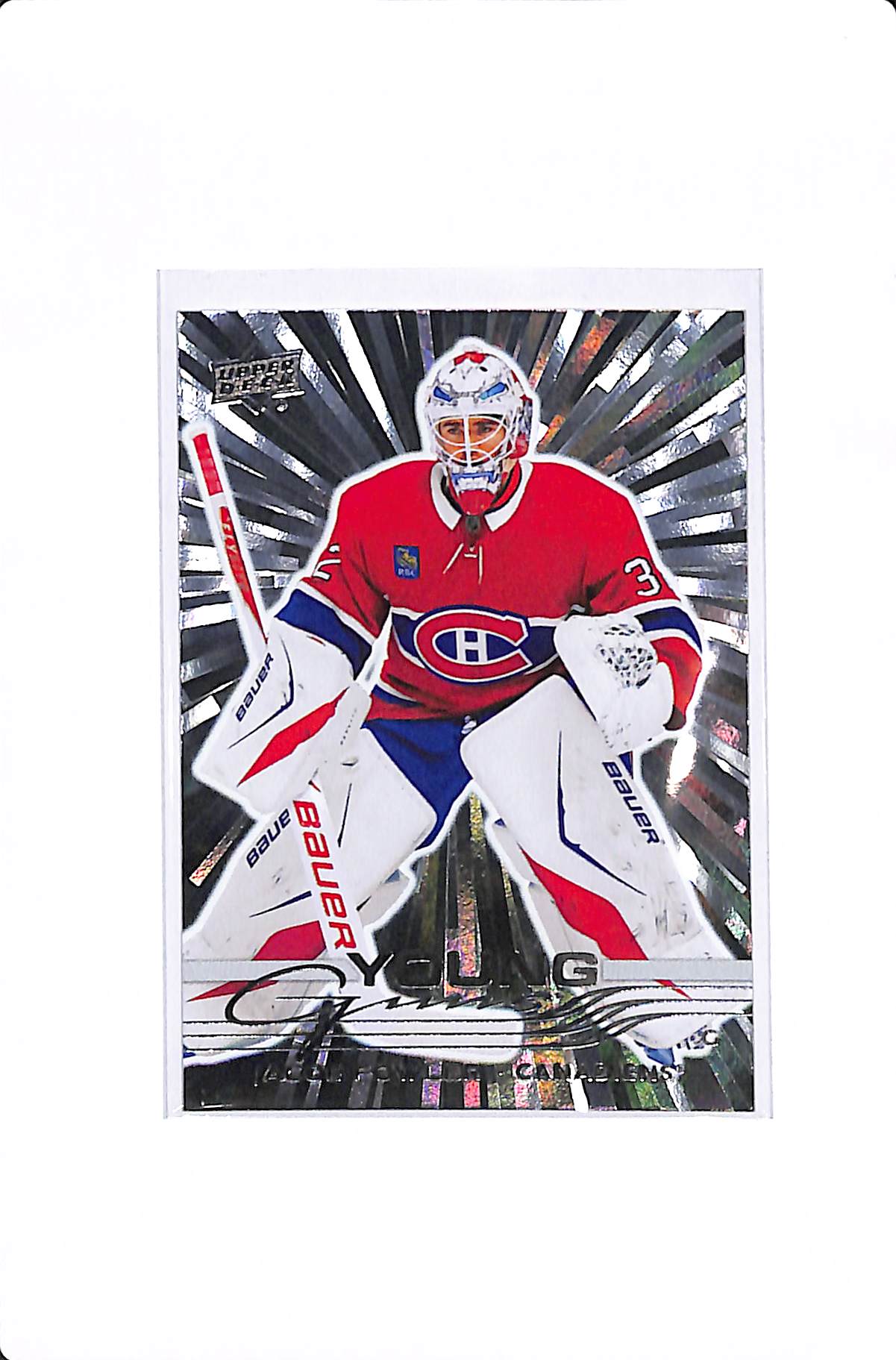 2025-26 UPPER DECK EXTENDED SERIES JACOB FOWLER OUTBURST YOUNG GUNS #724