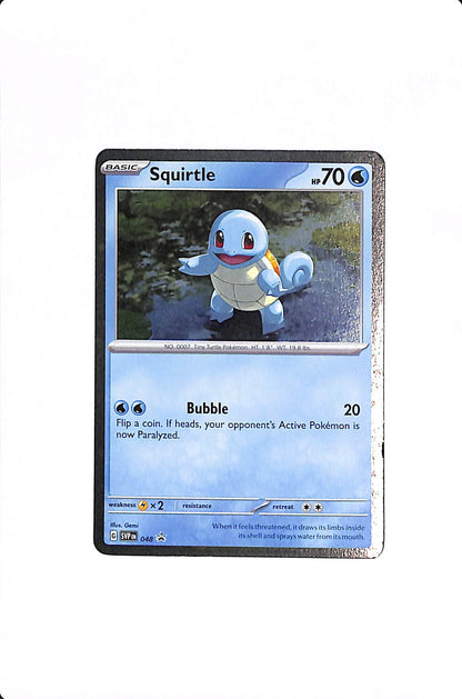 Charmander Squirtle Bulbasaur (Cosmos Holo) Scarlet & Violet Promo 046 047 048 [Full Set]