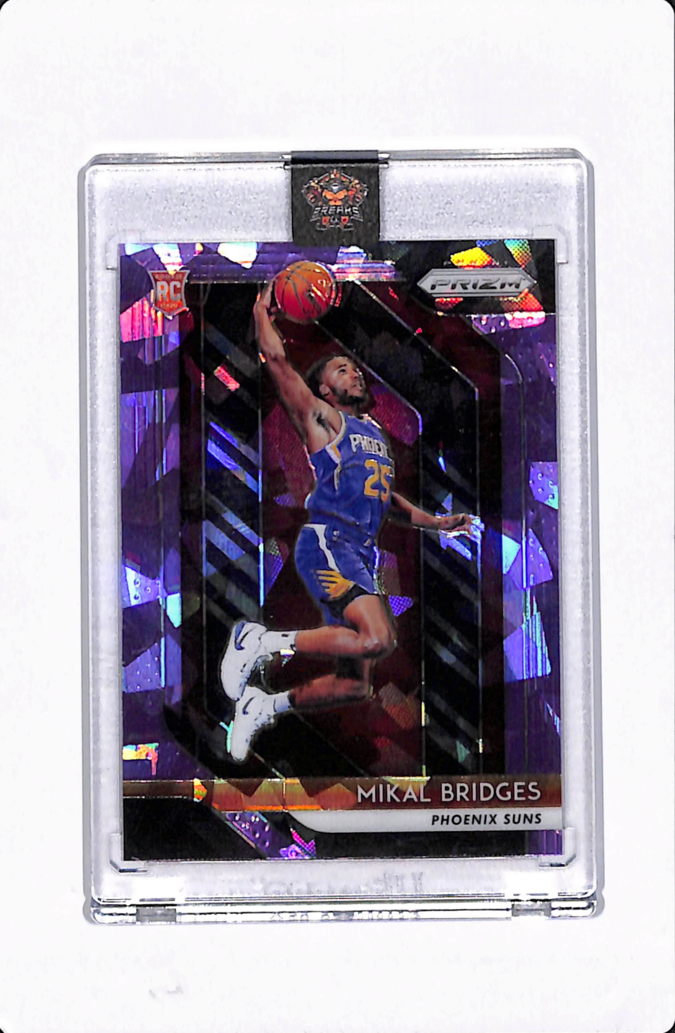 2018-19 PRIZM MIKAL BRIDGES PURPLE CRACKED ICE /149