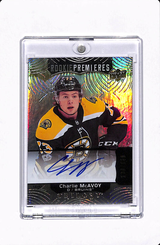 2017-2018 TRILOGY CHARLIE MCCAVOY ROOKIE PREMIERES AUTO /149