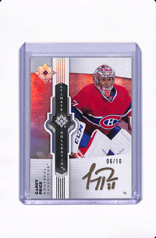 2022-23 ULTIMATE COLLECTION CAREY PRICE AUTO /10