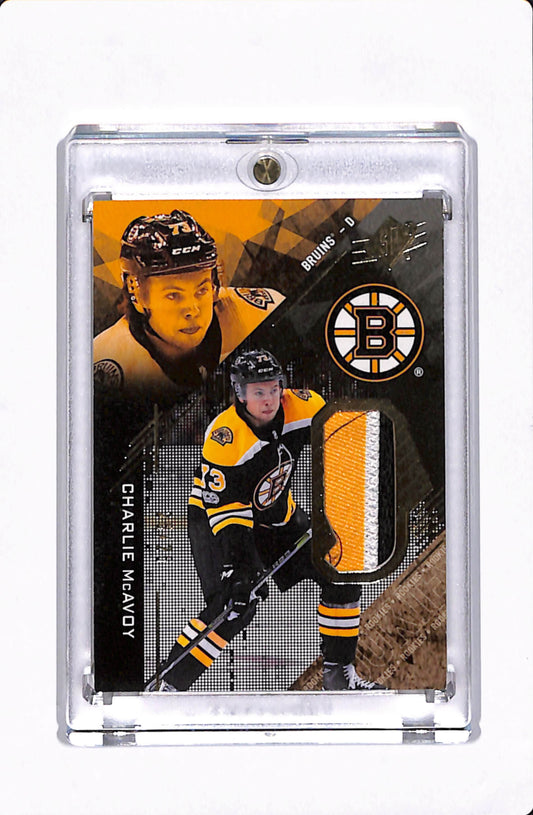 2017-18 UPPER DECK SPX CHARLIE MCCAVOY PATCH /25