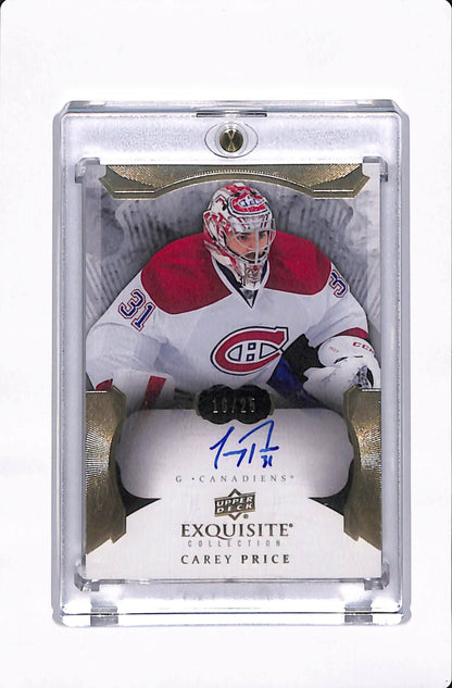 2014-15 EXQUISITE COLLECTION CAREY PRICE AUTO /25