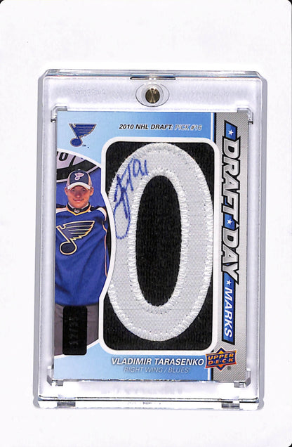 2012-13 SP GAME USED VLADIMIR TARASENKO DRAFT DAY MARKS /35