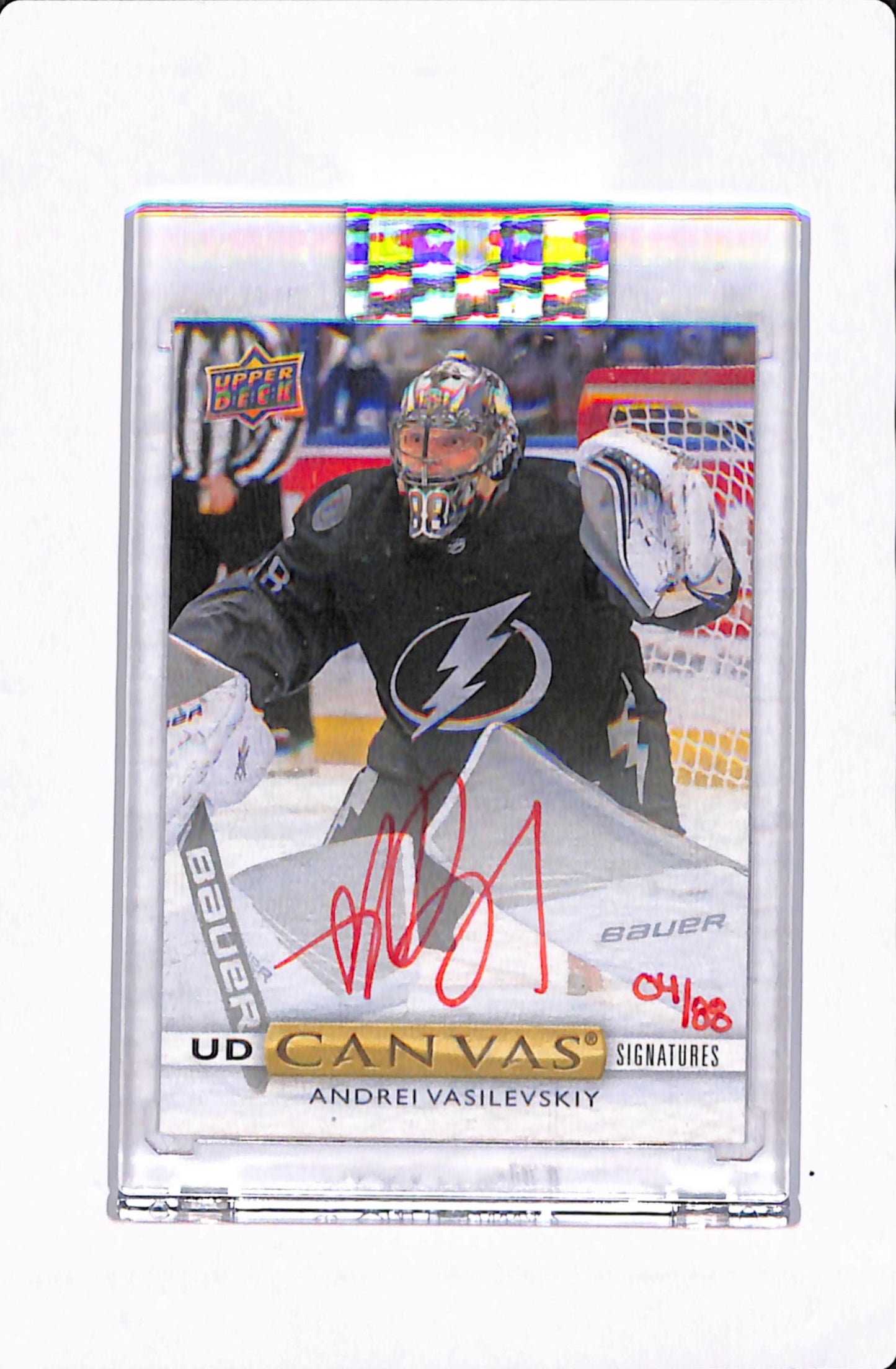 2019-20 CLEAR CUT ANDREI VASILEVSKY RED AUTO /88