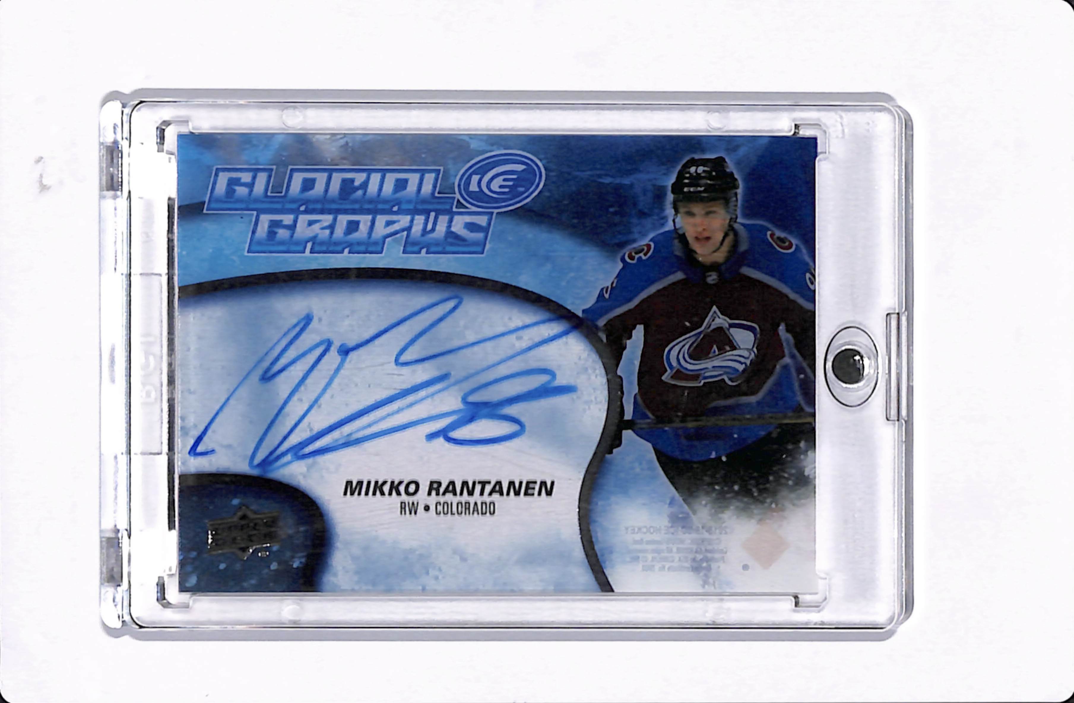 2018-19 UD ICE HOCKEY GLACIAL GRAPHS MIKKO RANTANEN AUTO