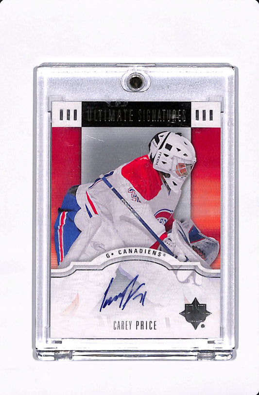 2007-08 ULTIMATE COLLECTION CAREY PRICE ULTIMATE SIGNATURES
