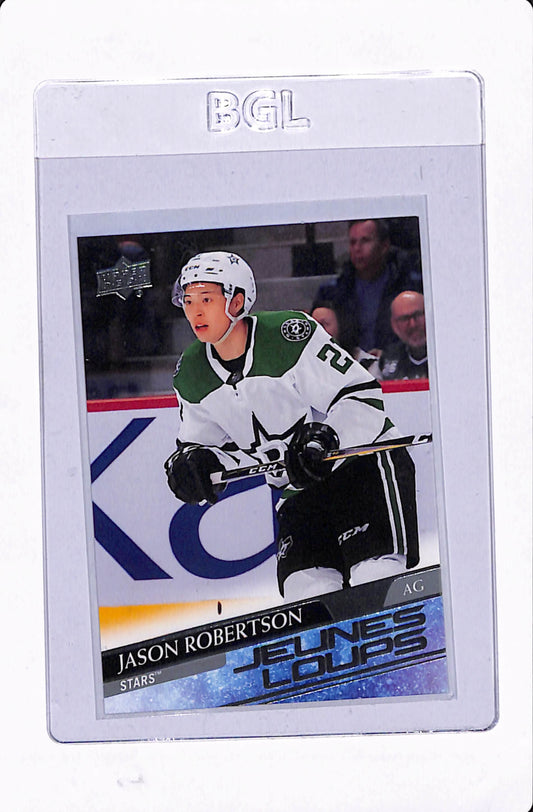 2020 UD SERIES 1 JASON ROBERTSON YOUNG GUNS JEUNES LOUPS