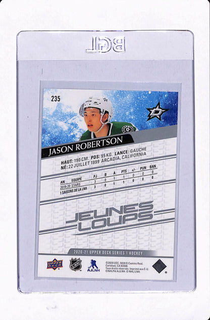 2020 UD SERIES 1 JASON ROBERTSON YOUNG GUNS JEUNES LOUPS