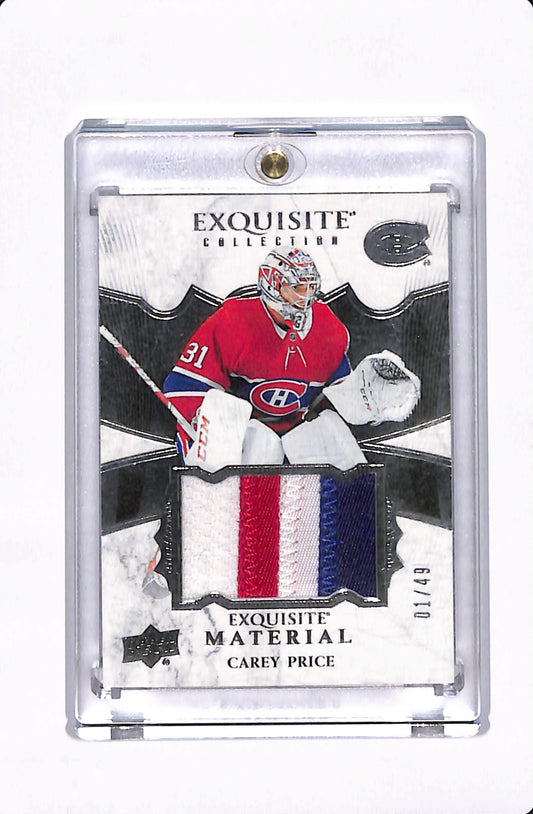 2019-20 EXQUISITE COLELCTION CAREY PRICE EXQUISITE COLLECTION #'d/49
