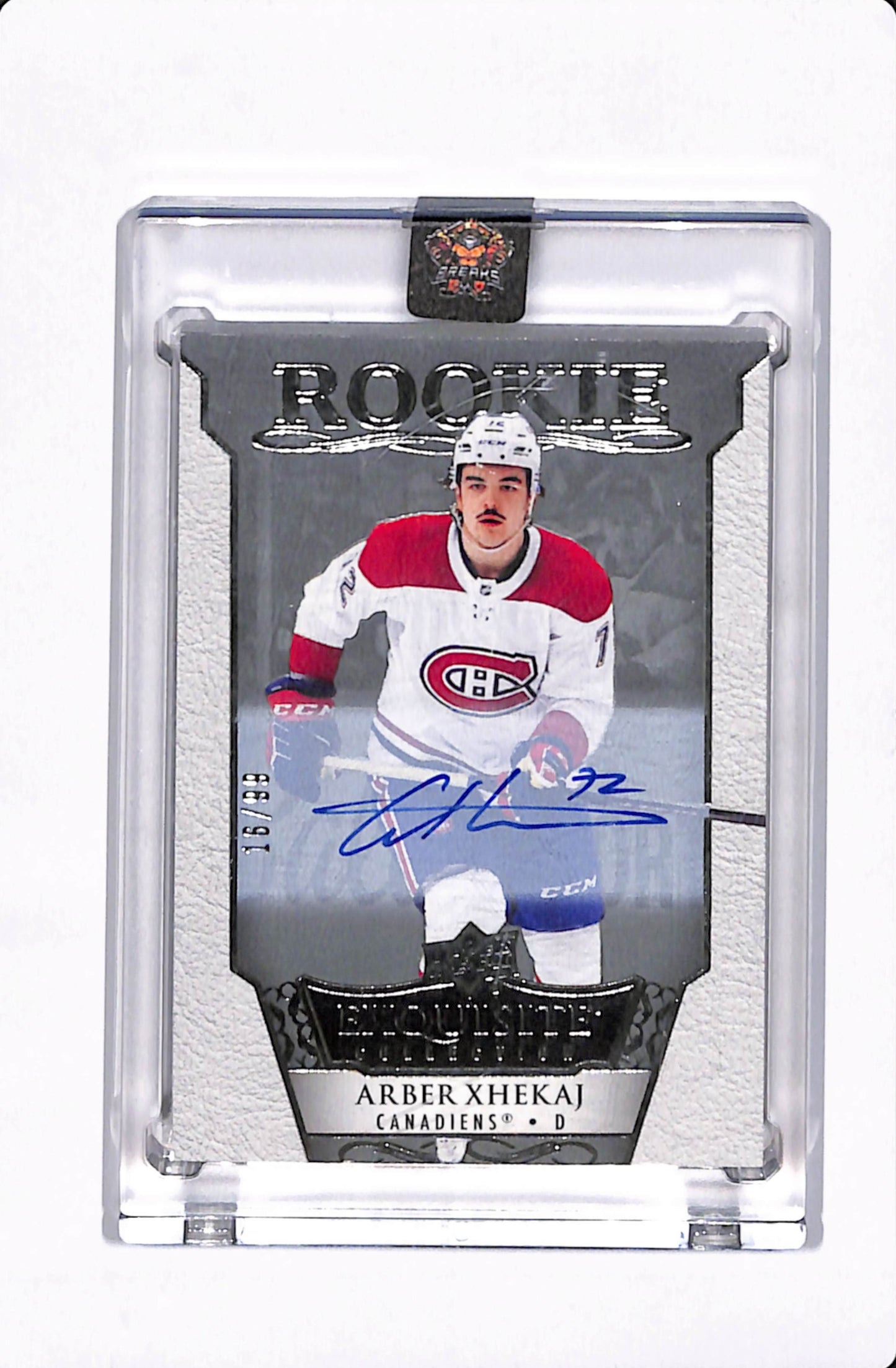 2023 UD EXQUISITE ROOKIE ARBER XHEKAJ AUTO /99