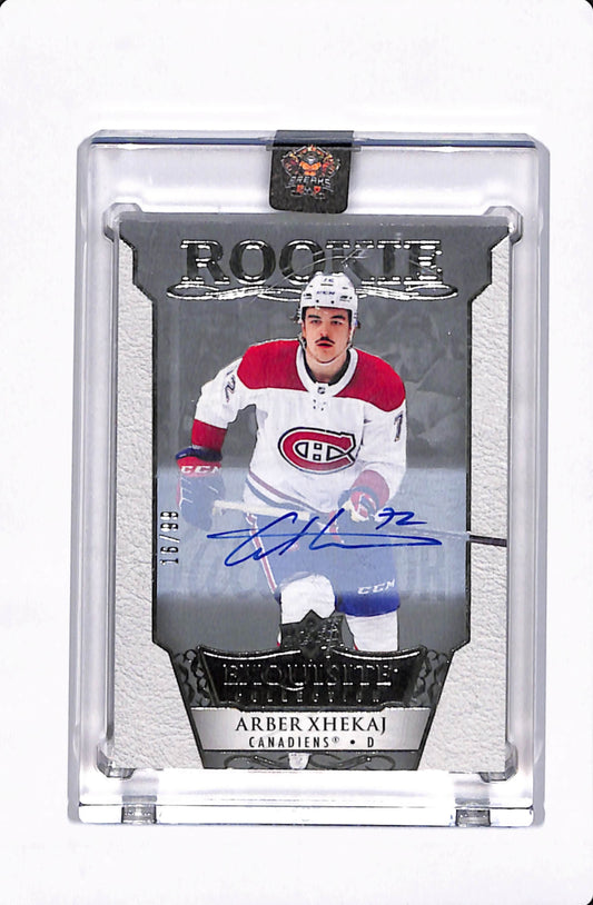 2023 UD EXQUISITE ROOKIE ARBER XHEKAJ AUTO /99