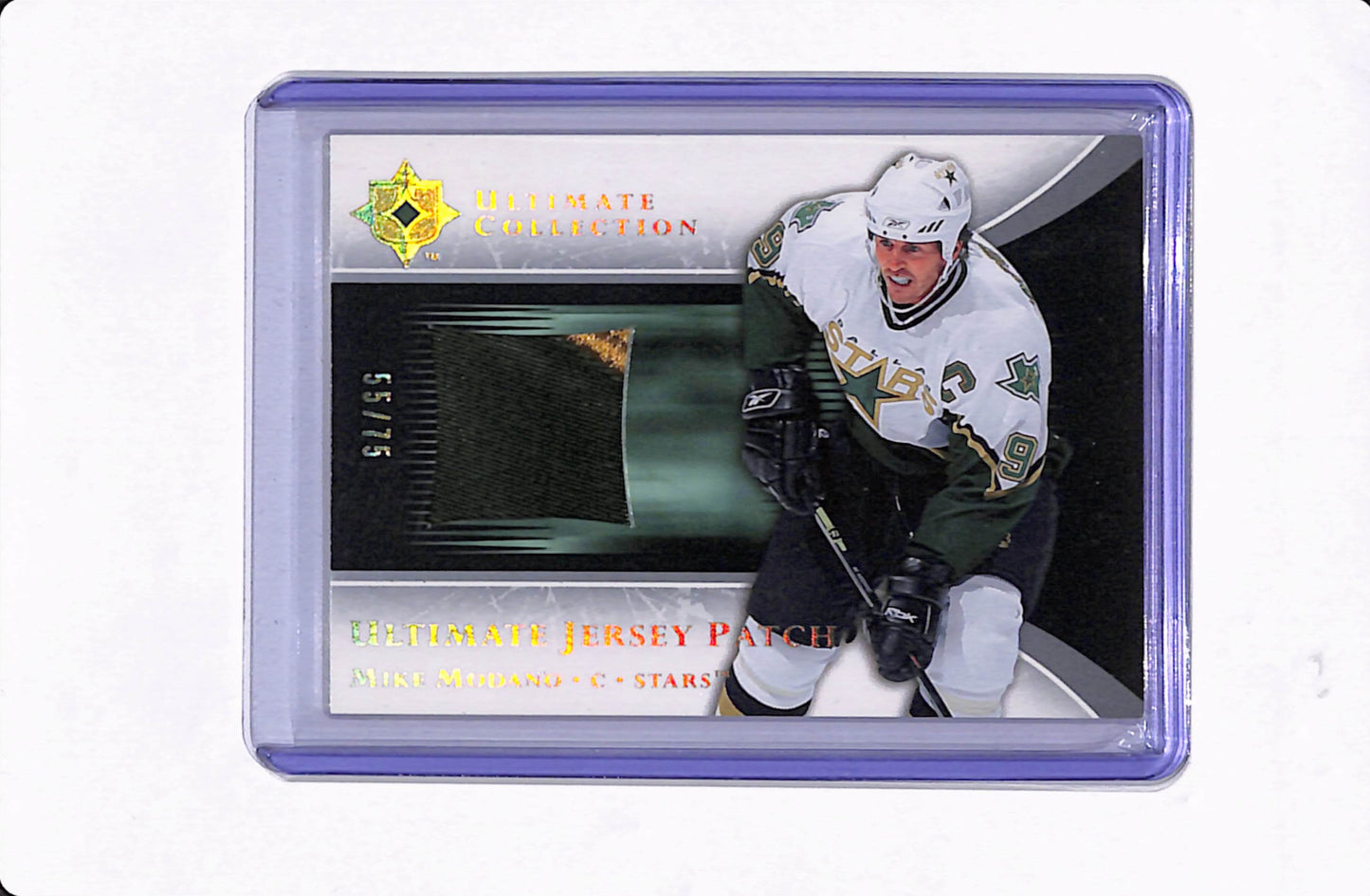 2005-06 ULTIMATE COLLECTION MIKE MODANO PATCH /75
