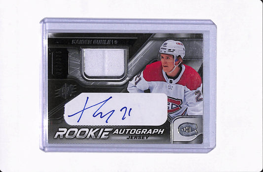 2022-23 UD SPX KAIDEN GUHLE ROOKIE AUTOGRAPH JERSEY /375