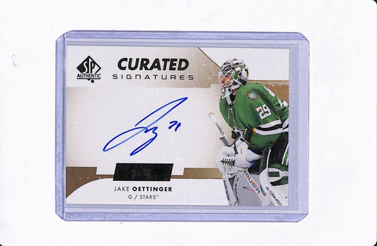 2022-23 SP AUTHENTIC JAKE OETTINGER CURATED SIGNATURES /99