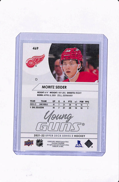 2021-22 SERIES 2 MORITZ SEIDER YOUNG GUNS