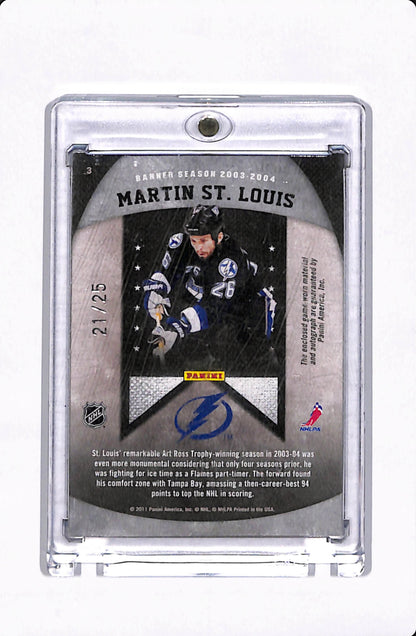 2011 PANINI LIMITED MARTIN ST. LOUIS BANNER SEASON /25
