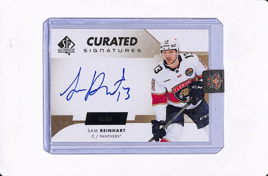2022-23 SP AUTHENTIC CURATED SIGNATURES SAM REINHART AUTO /199