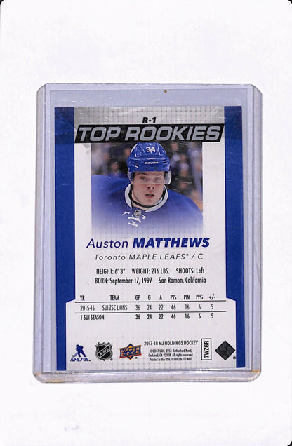 2017-18 UD AUSTON MATTHEWS TOP ROOKIES