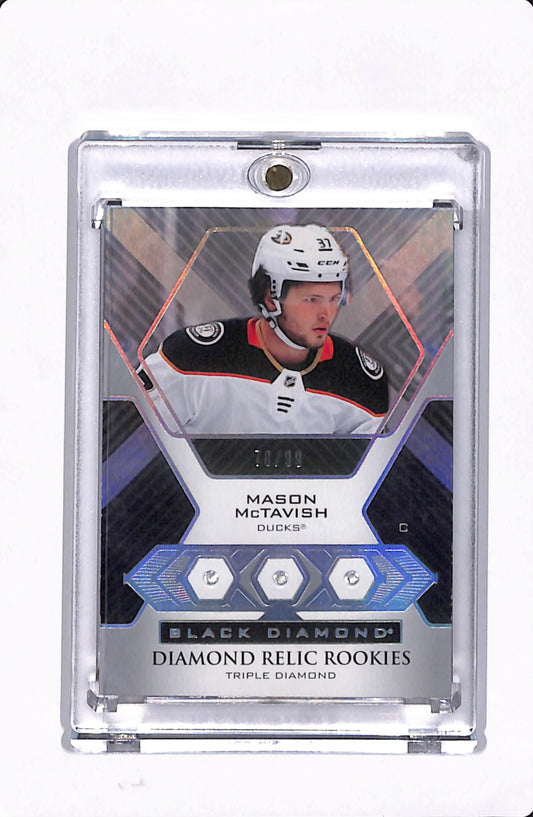 2021-22 BLACK DIAMOND MASON MCTAVISH DIAMOND RELIC ROOKIES /99