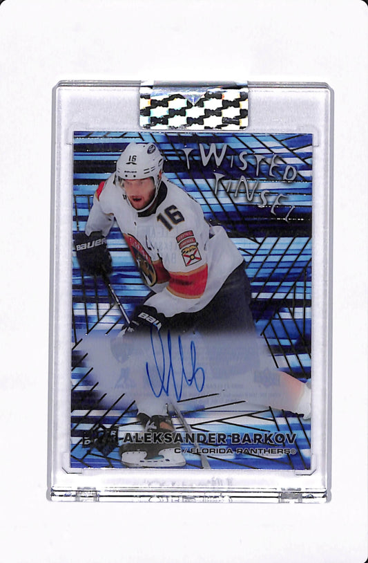 2020-21 CLEAR CUT ALEKSANDER BARKOV TWISTED TINSEL AUTO