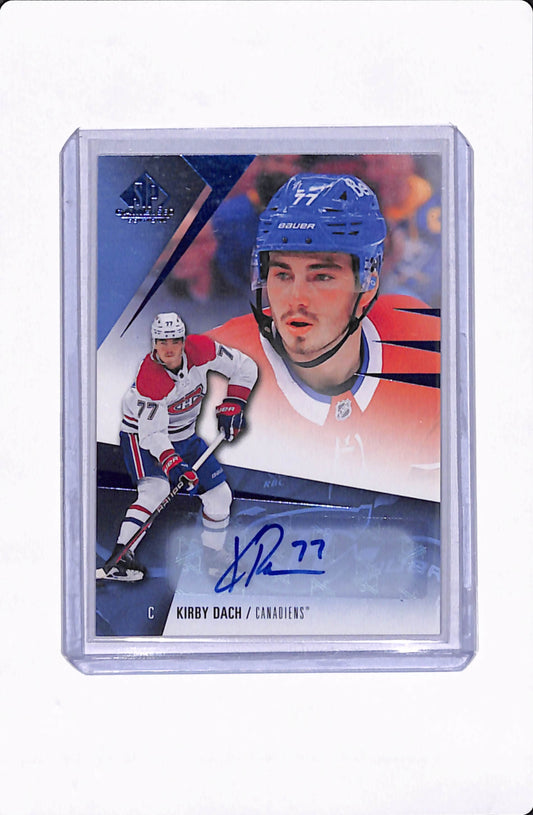 2022-23 SP GAME USED HOCKEY KIRBY DACH AUTO