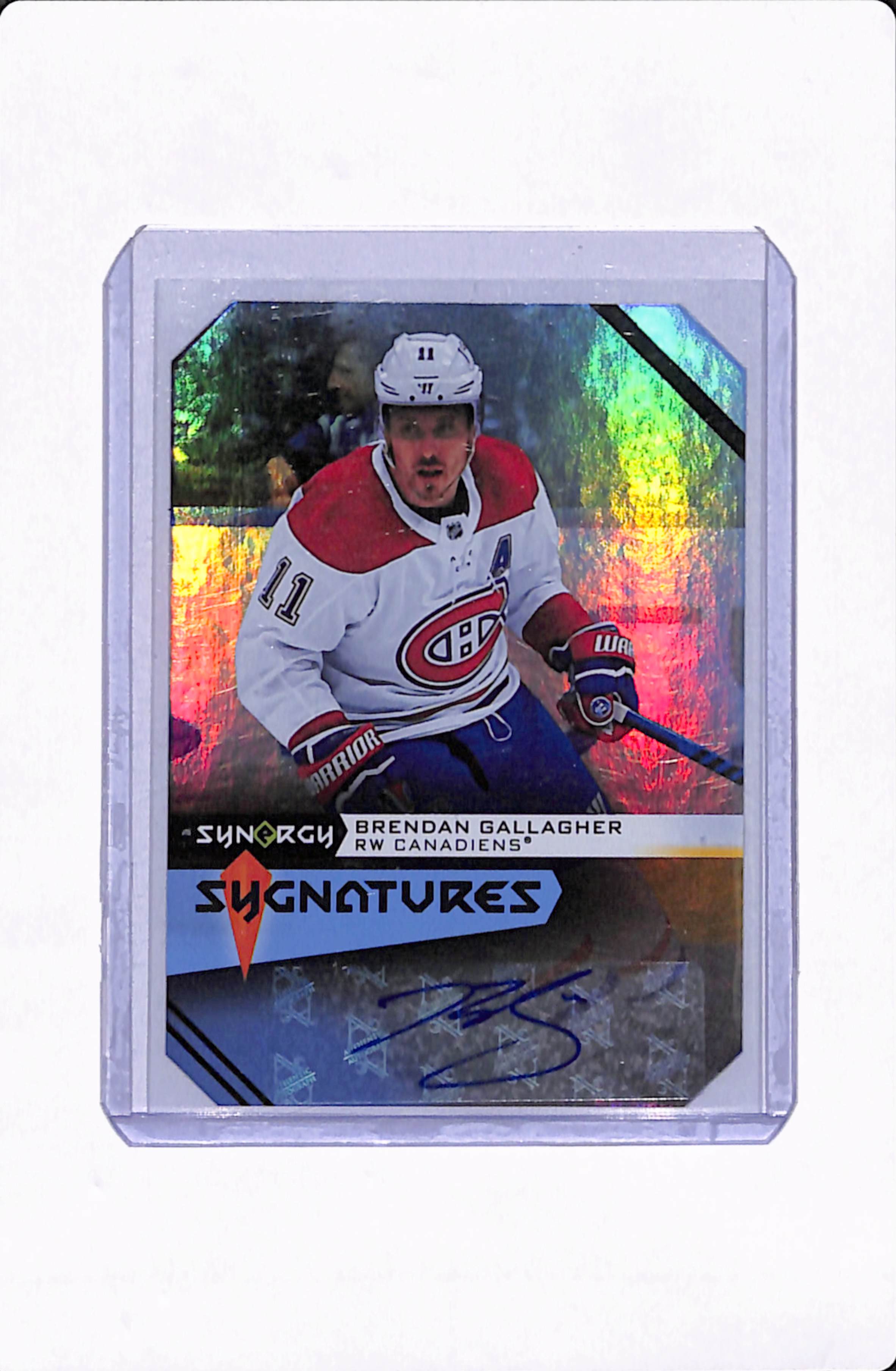 2023-24 SYNERGY BRENDAN GALLAGHER SYGNATURES