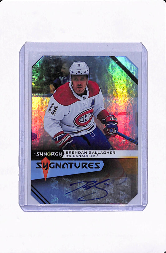 2023-24 SYNERGY BRENDAN GALLAGHER SYGNATURES