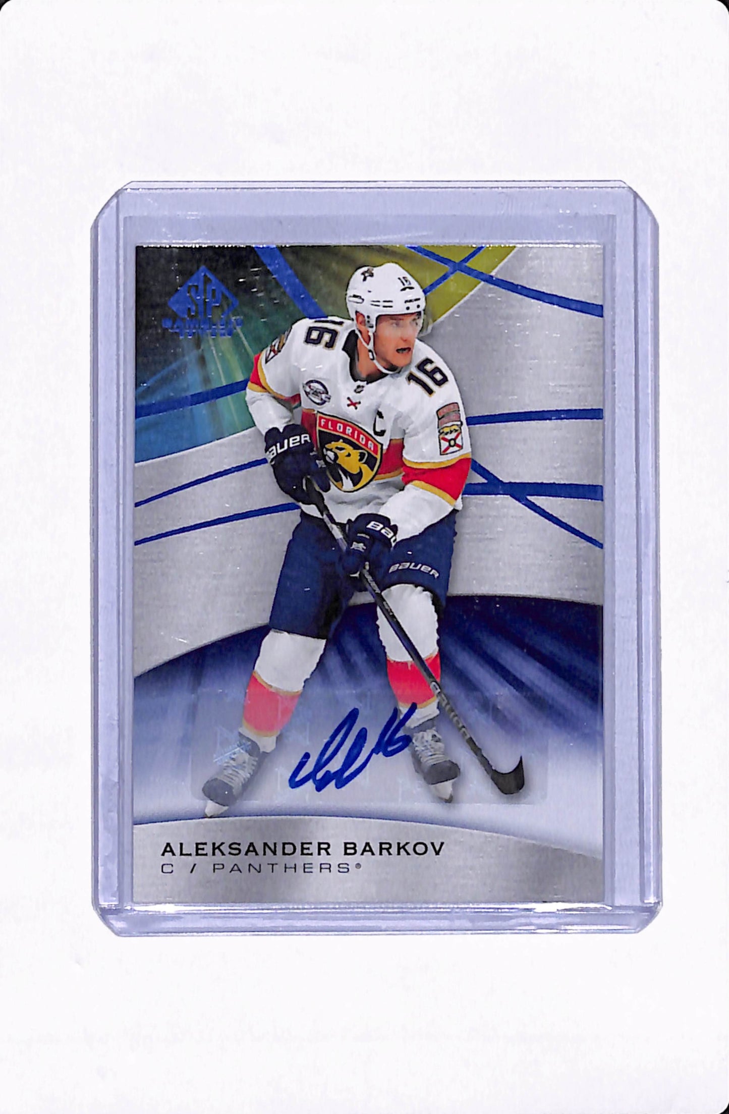 2019-20 SP GAME USED ALEKSANDER BARKOV AUTO