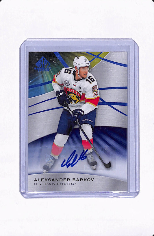 2019-20 SP GAME USED ALEKSANDER BARKOV AUTO