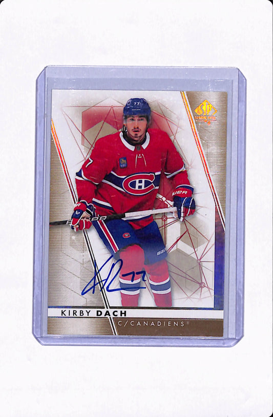 2022-23 SP AUTHENTIC KIRBY DACH AUTO