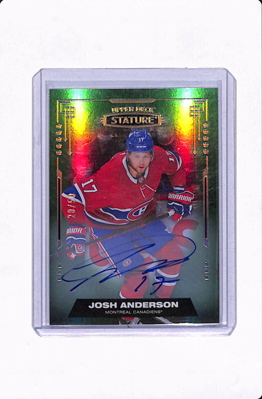 2021-22 STATURE JOSH ANDERSON AUTO /50