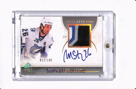 2010-11 SP AUTHENTIC MARTIN ST.LOUIS LIMITED AUTO PATCH /100