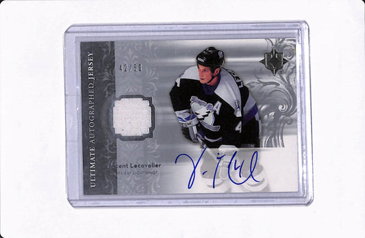 2007 ULTIMATE VINCENT LECAVALIER AUTOGRAPHED JERSEY /50