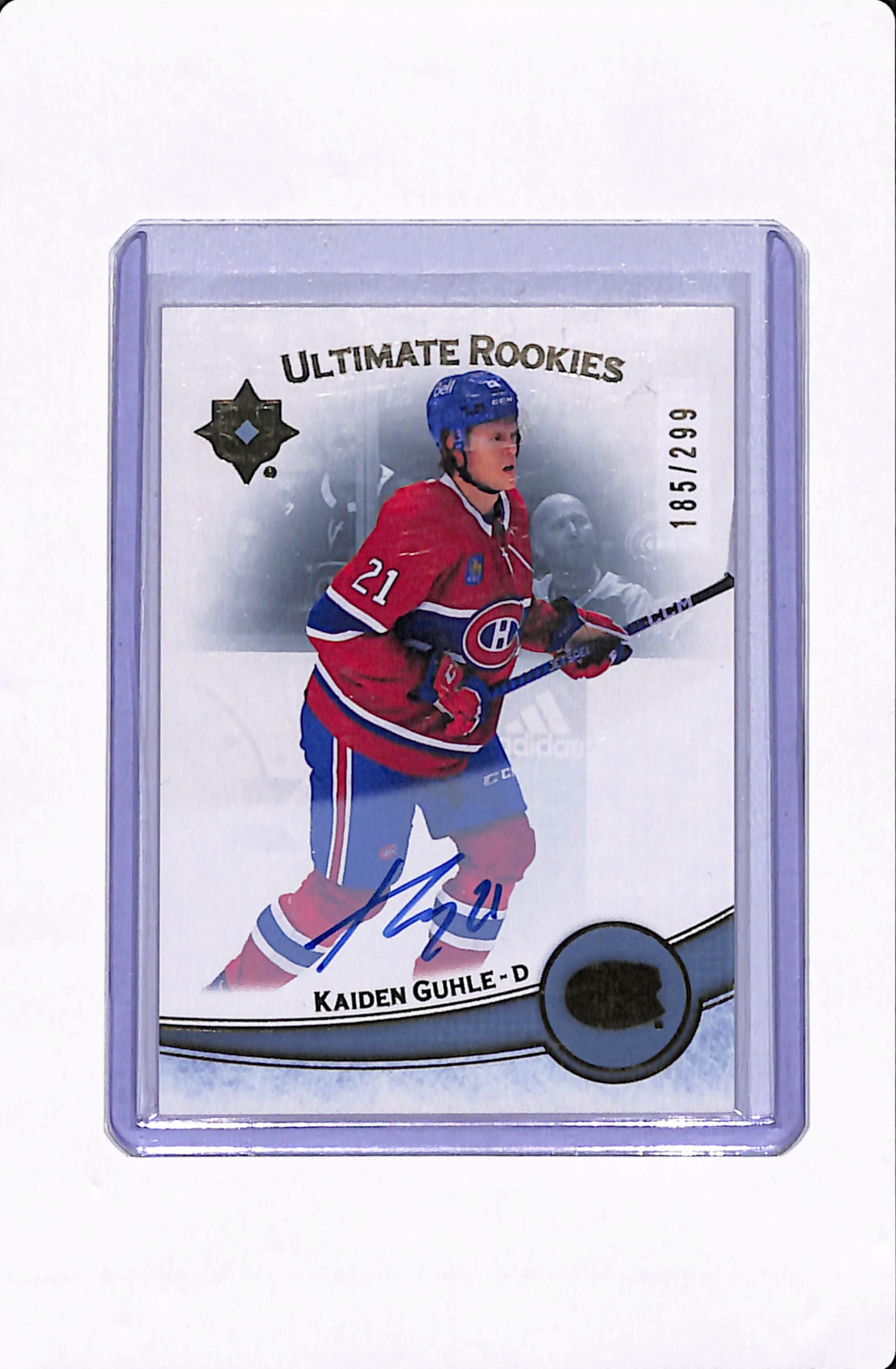 2022-23 ULTIMATE KAIDEN GUHLE ROOKIES AUTO /299