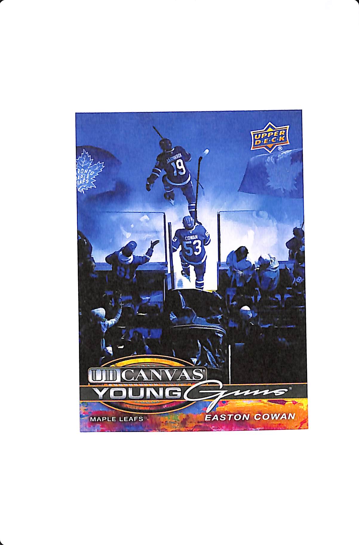 2025-26 UPPER DECK EXTENDED SERIES EASTON COWAN UD CANVAS YOUNG GUNS #C-382