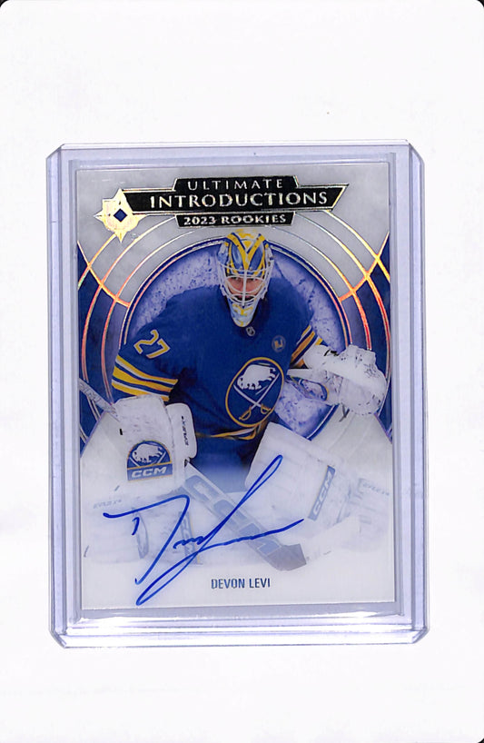 2023-24 ULTIMATE COLLECTION DEVON LEVI AUTO ULTIMATE INTRODUCTIONS