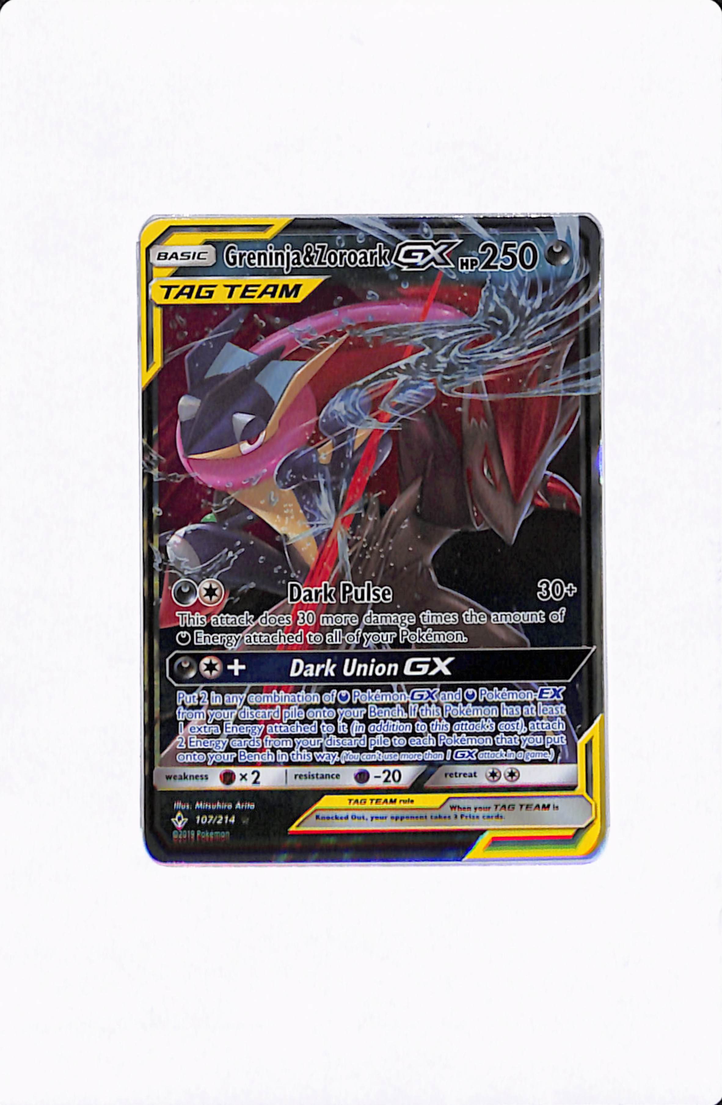 GRENINJA & ZOROARK GX 107/214