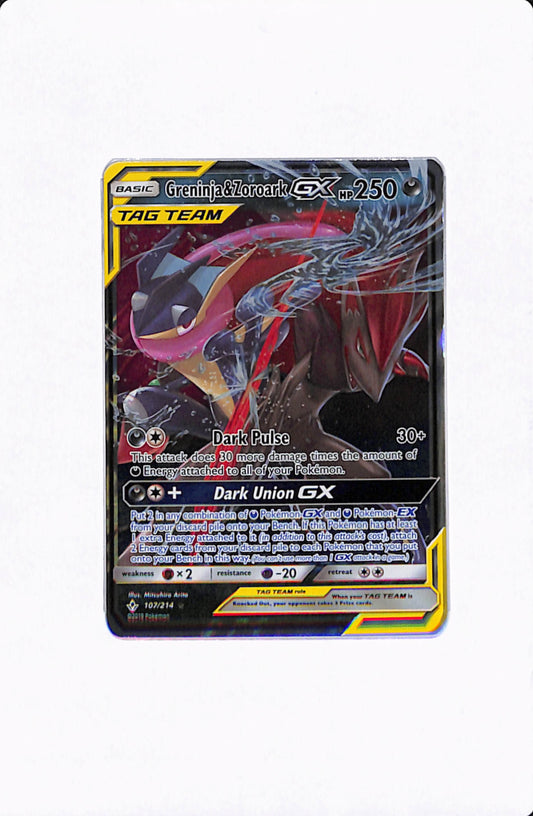 GRENINJA & ZOROARK GX 107/214