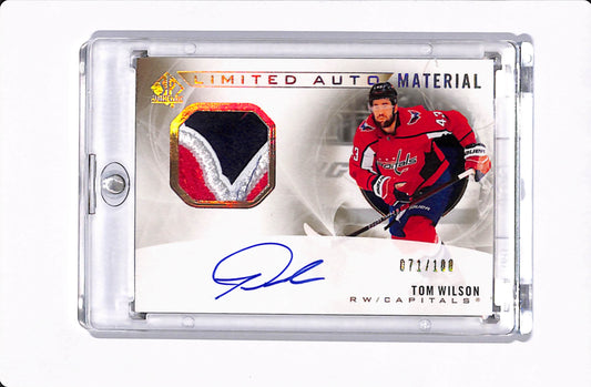 2020-21 SP AUTHENTIC TOM WILSON LIMITED AUTO MATERIAL /100